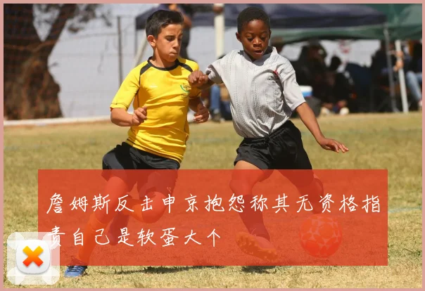 詹姆斯反击申京抱怨称其无资格指责自己是软蛋大个